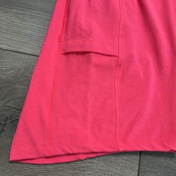 Coolibar 18” Plaka Knit Mid Rise Pink Active Skirt Skort UPF Size Large - Picture 6 of 14